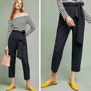Anthropologie LANDEN Pinstripe Pants Size 6